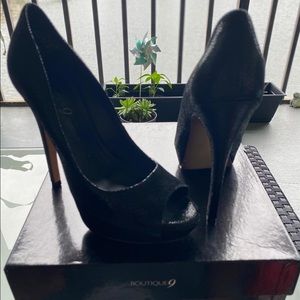 Boutique 9 Black Heels  Size 7